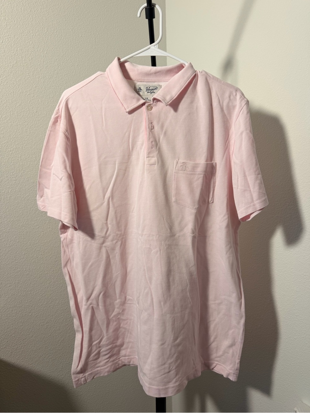 Penguin By Munsingwesr Men's Classic Pink Polo Shirt